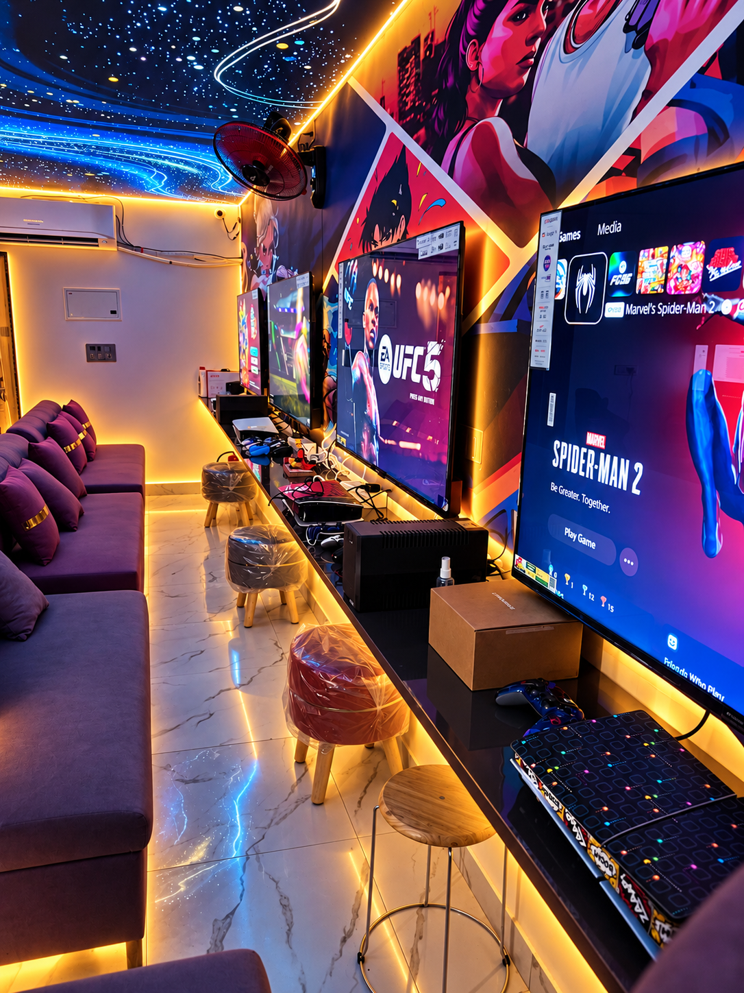 VIP Console Booth